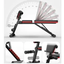 FITNESS TECH Banco Abdominales Multifunción -tienda de equipos de fitness banco abdominales multifuncion 2