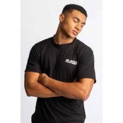 AESTHETIC WOLF Black Panther Camiseta Slim Fit - Fitness - Hombre - Negro -tienda de equipos de fitness black panther camiseta slim fit fitness hombre negro 4