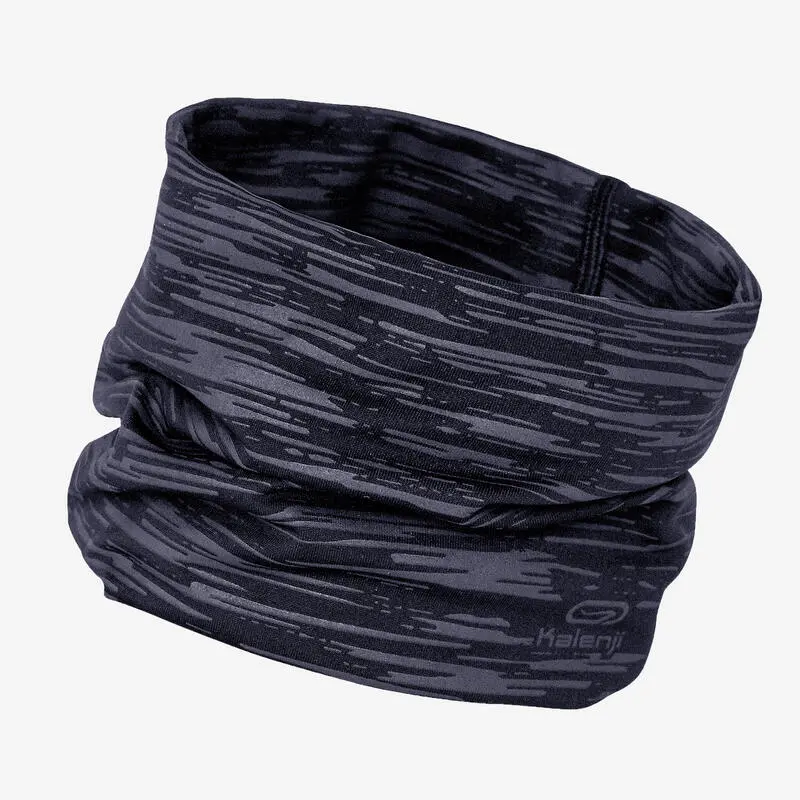 Kalenji Braga Cuello Running Negro Jaspeado 1 Kalenji Braga Cuello Running Negro Jaspeado