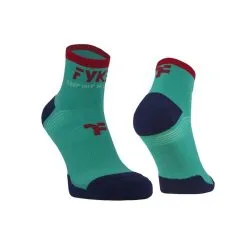 Calcetines Bajos Con Refuerzo Para Correr Fyke En Color Turquesa -tienda de equipos de fitness calcetines bajos con refuerzo para correr fyke en color turquesa 2