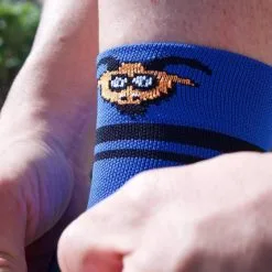 CALCETINES DE RUNNING #COMOUNACABRA Unisex - KAMUABU Color AZUL - Trailrunning -tienda de equipos de fitness calcetines de running comounacabra unisex kamuabu color azul trailrunning 4