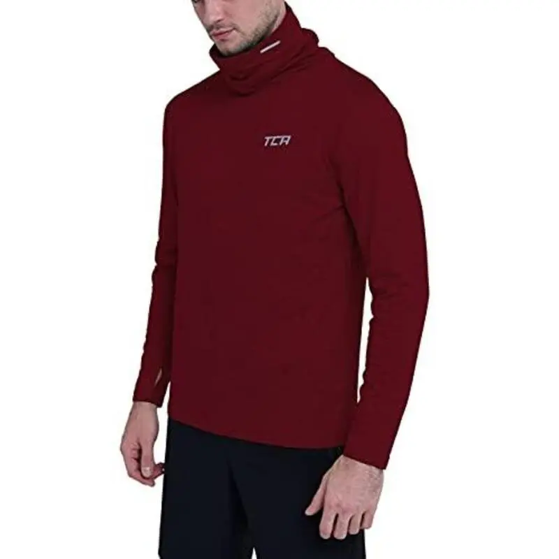 TCA Camiseta Con Cuello Alzado Warm-up Para Hombre 6 TCA Camiseta Con Cuello Alzado Warm-up Para Hombre - Imagen 6