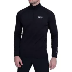 TCA Camiseta De Invierno Con Media Cremallera Para Hombre