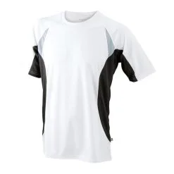 R-EVENGE Camiseta De Manga Corta Hombre Fitness Running Cardio Blanco