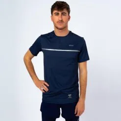 THE RUNNING REPUBLIC Camiseta De Manga Corta Running Ligera De Poliéster Reciclado Hombre TRR Negra 11 THE RUNNING REPUBLIC Camiseta De Manga Corta Running Ligera De Poliéster Reciclado Hombre TRR Negra -tienda de equipos de fitness camiseta de manga corta running ligera de poliester reciclado hombre trr azul