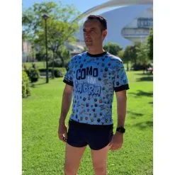 CAMISETA DE RUNNING #COMOUNACABRA Para HOMBRE - KAMUABU Color AZUL 110grs 7 CAMISETA DE RUNNING #COMOUNACABRA Para HOMBRE - KAMUABU Color AZUL 110grs -tienda de equipos de fitness camiseta de running comounacabra para hombre kamuabu color azul 110grs 3
