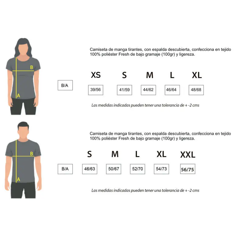 CAMISETA DE RUNNING #COMOUNACABRA Para MUJER - KAMUABU Amarilla De Tirantes 3 CAMISETA DE RUNNING #COMOUNACABRA Para MUJER - KAMUABU Amarilla De Tirantes - Imagen 3