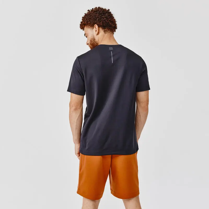 Kalenji Camiseta Running Manga Corta Transpirable Hombre Dry Negra 2 Kalenji Camiseta Running Manga Corta Transpirable Hombre Dry Negra - Imagen 2