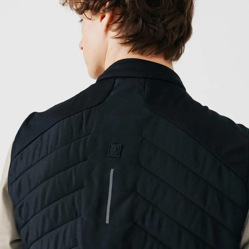 Chaleco Running Kalenji Run Warm+ Hombre Negro 4 Chaleco Running Kalenji Run Warm+ Hombre Negro - Imagen 4