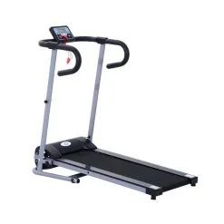 tienda de equipos de fitness 18 Cinta De Correr HOMCOM Negro Y Gris 120,5x60x116 Cm