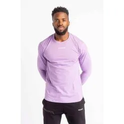 AESTHETIC WOLF Core Scoop Camisa De Manga Larga - Fitness - Hombre - Roja -tienda de equipos de fitness core scoop camisa de manga larga fitness hombre lila