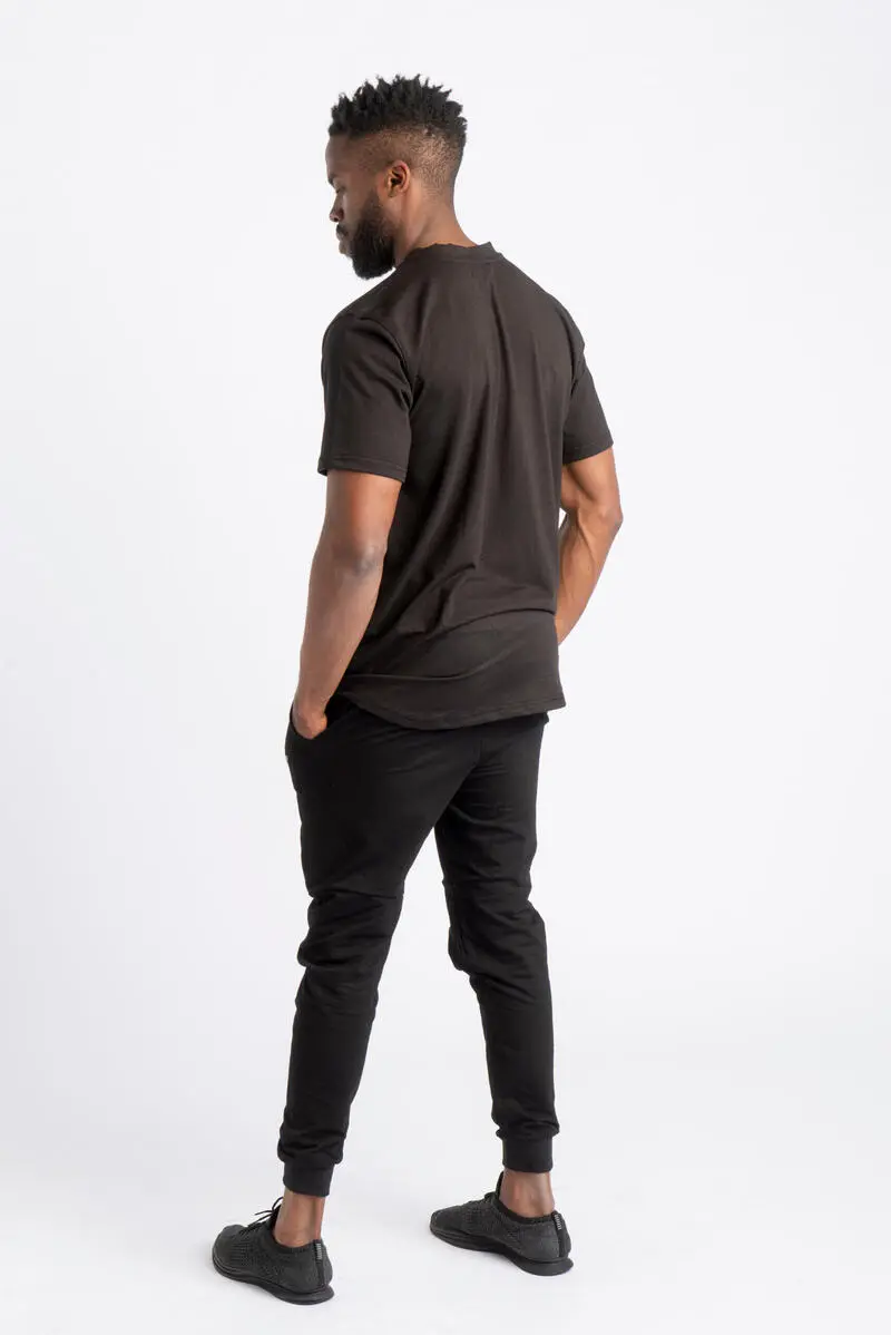 AESTHETIC WOLF Core Scoop Camiseta - Fitness - Hombre - Negro 4 AESTHETIC WOLF Core Scoop Camiseta - Fitness - Hombre - Negro - Imagen 4