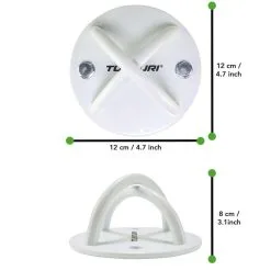 Tunturi Entrenador De Suspensión - Gancho De Techo - Gancho De Pared 8 Tunturi Entrenador De Suspensión - Gancho De Techo - Gancho De Pared -tienda de equipos de fitness entrenador de suspension gancho de techo gancho de pared 3