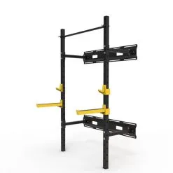 YOURFIT RACK DE CULTURISMO - Rack De Sentadillas Plegable