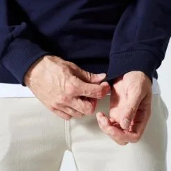 Domyos Sudadera Fitness 100 Hombre Azul Oscuro -tienda de equipos de fitness sudadera fitness 100 hombre azul oscuro 3