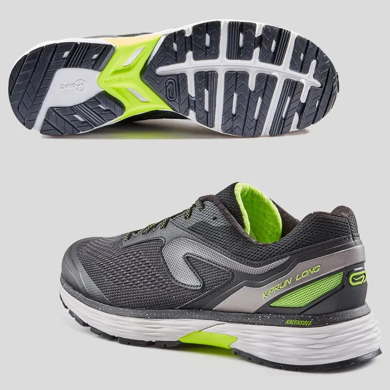 Zapatillas Running Hombre Kiprun Long 2 Negro/amarillo 3 Zapatillas Running Hombre Kiprun Long 2 Negro/amarillo - Imagen 3